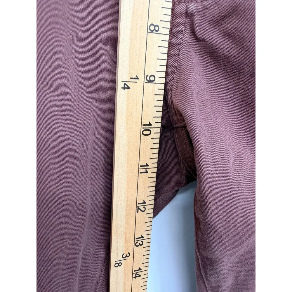 Mavi Jake Slim Leg Pants Mens 34x32 Brick Twill NWT Red Brown Jeans